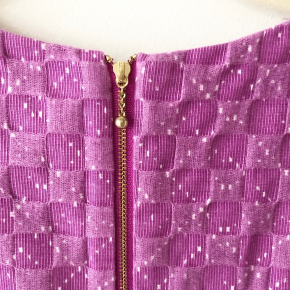 4/$20 🌴 Taylor | Purple &White Cotton Shift Dress - Picture 6 of 12